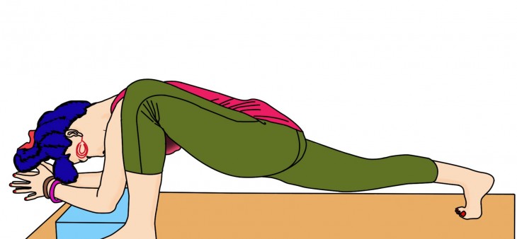 Inner thigh and quadricep stretch