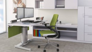 sit stand workstation Systems Office Furniture