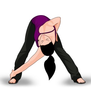 Wide Legged Forward Bend Twist