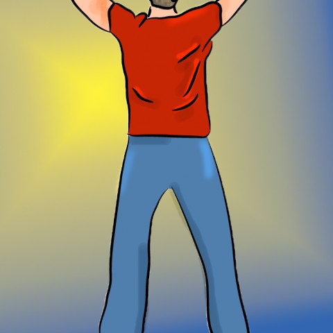 boy 5 Shoulder Stretch