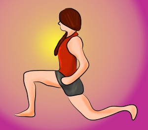 lunge stretch for back pain