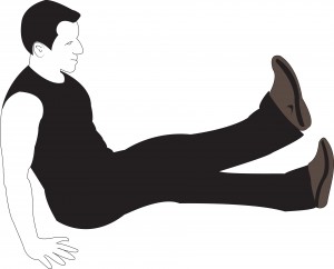 Seated leg lift