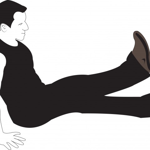 Seated leg lift Seated leg lift