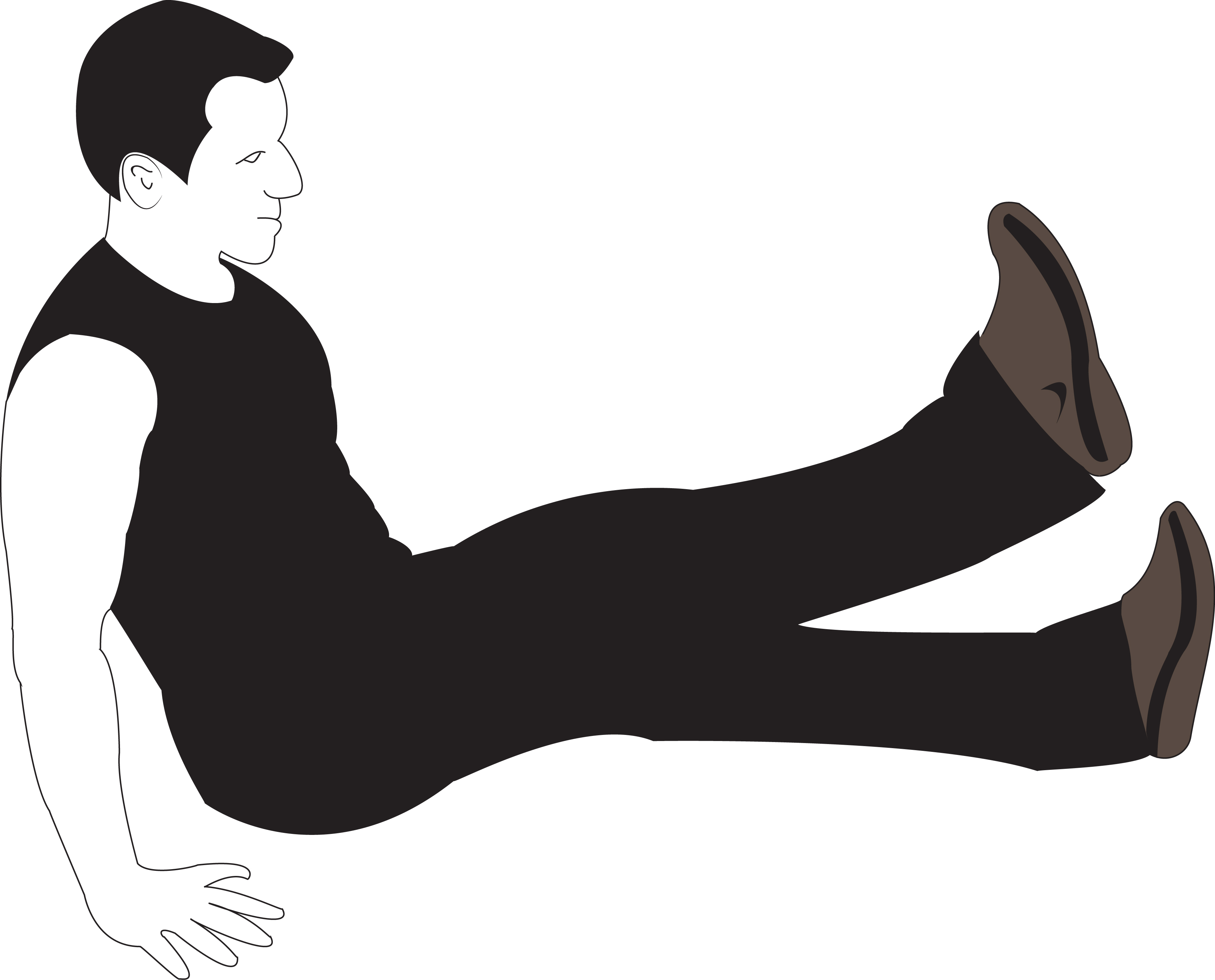 Sitting leg raises discount exercise